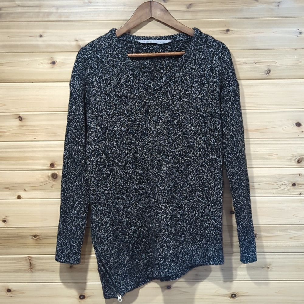 Athleta Womens‎ Sweater Small Gray Northern Lights Cashmere 459083